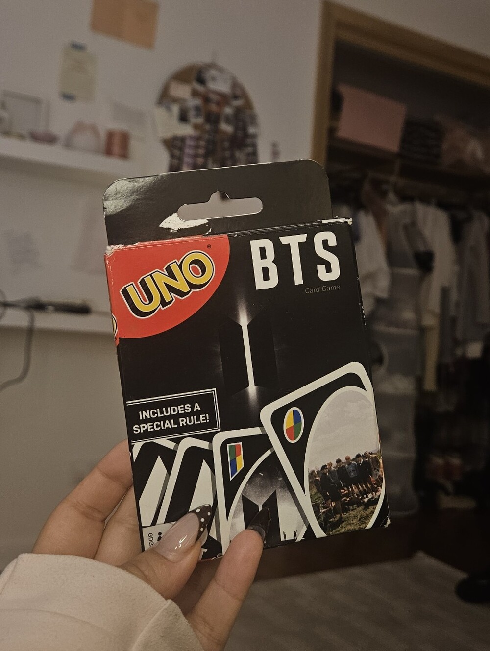 BTS UNO card game 💜